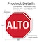Signmission Alto, 10 inch X 10 inch, Plastic Sign, 2PK OC-P-2PACK-10-203 - alternate 6
