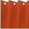 Homeroots 72" Terra Cotta Vinyl Shower Curtain Liner 548981 - alternate 4