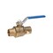 Southland Ball Valve, 3/4 in Connection, Compression, 500 psi Pressure, Brass Body Chrome 119-4-34 - alternate 2