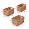 Happimess Hayden Cottage Hand-Woven Hyacinth Rectangular Nesting Baskets with Handles, Natural (Set of 3), 3PK BSK2012A-3SET - alternate 2