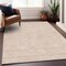 Homeroots 5' X 8' Peach And Beige Geometric Washable Indoor Outdoor Area Rug 602432 - alternate 7