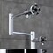 Kingston Brass Deck Mount Pot Filler Faucet with Knurled Handle, Polished Chrome KS4701RKZ - alternate 4