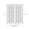 Vdomdoors Solid French Double Doors 64 x 84in, Nordic White W/ Frosted Glass, Closet Bedroom Sturdy Doors SETE6933DD-NOR-6484 - alternate 6