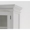 Homeroots 35in White Solid Wood Frame Standard Accent Cabinet With Six Shelves 397839 - alternate 6
