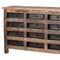 Homeroots 63in Brown and Black Solid Wood 16 Drawer Sideboard 380207 - alternate 5