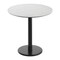 Flash Furniture 31.25" RD Tabletop, Seamless Surface Technology, White Faux Marble, 18" Black RND Table Height Base ST-RD31-WHMAR-TR18-GG - alternate 1