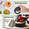 Nutrichef 10-Piece Nonstick Mini Tart Pans with Removable Bottom NCMTRT10BK - alternate 3