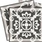 Homeroots 6" x 6" Wood Brown and White Mosaic Peel and Stick Removable Tiles 400481 - alternate 4