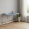 Homeroots 42" Navy Blue and Gold Writing Desk 491506 - alternate 4