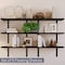 Lavish Home Floating Wood Shelves Set of 6 Shelves for Living Room, Kitchen, Bedroom, or Bathroom Decor 80-FLT-21 - alternate 7