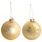 Martha Stewart Holiday Ball Ornament 4 Piece Set in Gold 97139.04 - alternate 4