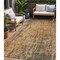 Homeroots 5' X 8' Copper And Brown Abstract Washable Indoor Outdoor Area Rug 606051 - alternate 1