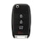 Aks Keys 2014 - 2017 Kia Rio Flip Key Fob 4B FCC# TQ8-RKE-3F05 UB14MY RC-KIA-03C - alternate 1