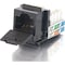 C2G CAT5E 90 KEYSTONE JACK BLK 35203 - alternate 1