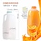 Ecoquality 64oz Empty Plastic Bottles with Tamper Evident Caps For Juices, Milk, and Smoothies, 108PK EQ64FOGL-108 - alternate 4