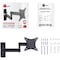 Siig DUAL-ARM ARTICULATING WALL-MOUNT DESIGNED FOR LCD TV/MONITOR FROM 13 IN TO 27 IN CE-MT1B12-S2 - alternate 3