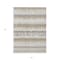 Homeroots 5' X 8' Ivory Gray And Beige Striped Washable Indoor Outdoor Area Rug 598359 - alternate 7