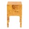 Bali & Pari Kayla Modern and Contemporary Natural Light Mappa Real Burl Wood 2-Drawer Nightstand 249-13924-ZORO - alternate 9