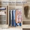 Serenelife Skirt and Pant Hanger with Adjustable Non-Slip Steel Clips, Premium Wooden, 360 degrees, 10PK SLWPHBR10 - alternate 2