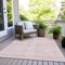 Homeroots 9' X 12' Pink And Ivory Southwestern Washable Indoor Outdoor Area Rug 593706 - alternate 8