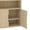 Manhattan Comfort Rivington 40in Bookcase Cabinet in Natural Oak BC006-NA - alternate 7
