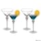 Dinewares 4 Piece Premium Clear Stem Crystal Martini Glasses with Gold Rim and Diamond-like QI004760.SI.4 - alternate 7