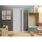 Sartodoors Modern Wood Interior Door with Hardware, Planum 0011 Matte Grey and Aluminum Strips, Single Panel F PLANUM0011ID-GRE-32 - alternate 1