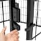 Wrightmaster 39.37" High 16-Panel Heavy Duty Metal Playpen with Door, Convertible Indoor/Outdoor Pet Exercise ZR-147611 - alternate 4