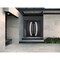 Vdomdoors Steel Double Doors Deux 6500 Black Sidelight Exterior Window Stainless Inserts Single Modern Painte DEUX6500DEXD-BLK-RH-W72+16 x H80 - alternate 4