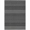 Homeroots 5' X 8' Black And Ivory Chevron Washable Indoor Outdoor Area Rug 612239 - alternate 6