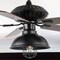 Jonathan Y Ashton 52" 1-Light Farmhouse Industrial Iron Dome Shade LED Ceiling Fan With Remote, Black JYL9615A - alternate 8