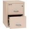 Fireking 2 Drawer, 1 Hr Fire & impact rated, 25" depth Letter Champagne 2-1825-CCH - alternate 3