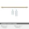 Amerock Destine 12-5/8 inch 320mm Center-to-Center Golden Champagne Cabinet Pull BP36903BBZ - alternate 3