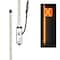 Safetywhips Warning Whip Super Duty LED Whip with Flag, Amber, 96 Length SDL08A-XY - alternate 1