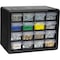 Akro-Mils Storage Cabinet with 16 Drawers, Polymer; Plastic, 6.4" W x 8.5" H x AKM10116 - alternate 2
