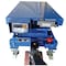 Vestil Steel Hydraulic Double Scissor Cart DC Powered With Scale 20 In. x 40 In. 1,500 lb Blue CART-1500D-DC-CTD-SC - alternate 4