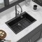 Wrightmaster 33 in. Drop-In 2-Hole Single Bowl Granite Composite Kitchen Sink with Accessories ZOR-P178359 - alternate 5
