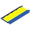 Hubbell Wiring Device-Kellems Cable Protector, 2 in H, 3 ft L, 17-1/2 in W, 5 Channel, Polyurethane, Blue, Yellow HBLTRED5B - alternate 1