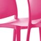 Homeroots Set of Four Fuchsia Heavy Duty Plastic Outdoor Stacking Dining Chairs, 4PK 565212 - alternate 6