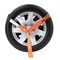 Mytee Products 2 in x 12 ft Winch Lasso Strap w/ inO in Ring, High Abrasion Orange, Cordura Sleeve, 3333 lbs, 8PK WS212O-HAx8 - alternate 4