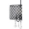 Jonathan Y Gigi 13 in. Metal/Crystal Adjustable LED Drop Chandelier, Black/Clear JYL7463A - alternate 12