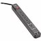 Tripp Lite Protect It Surge Protector, 6 AC Outlets2 USB Ports, 6 ft Cord, 990 J, Black TLP606USBB - alternate 2