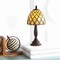 Jonathan Y Campbell Tiffany-Style 12.5" LED Table Lamp, Bronze JYL8015A - alternate 2