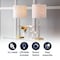 Jonathan Y Claire 28.5" Crystal LED Table Lamp, Clear/Brass, 2PK JYL5001A-SET2 - alternate 8