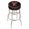 Holland Bar Stool Co 30" Texas Tech Cushion Seat, 2-Ring Chrome Swivel Bar Stool L7C130TXTech - alternate 1