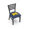 Holland Bar Stool Co BlackLogo Chair, VinylSeat L00418MichUn - alternate 1