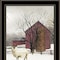 Homeroots Set Of Two Cold Winter 2 Black Framed Print Wall Art, 2PK 406171 - alternate 3