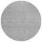 Homeroots 8' Gray And Ivory Round Geometric Washable Indoor Outdoor Area Rug 602379 - alternate 6