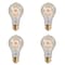 Bulbrite Incandescent A19 40 Watt Nostalgic Edison Quad Loop-style Light Bulb, Amber Glass, 4PK 861385 - alternate 1