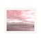 Homeroots Pink Beach Emotions White Framed Print Wall Art 530027 - alternate 2